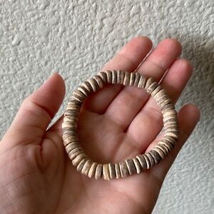 Natural Coconut Shell Beaded Bracelet